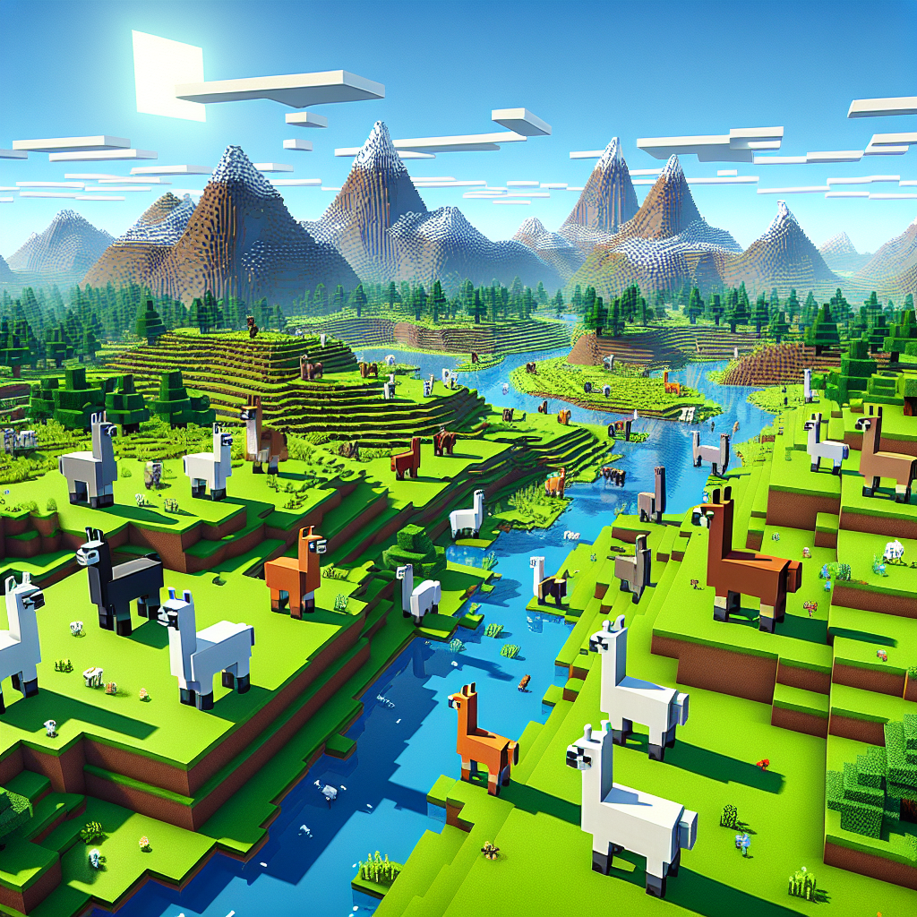 Exploring the Unique Role of Llamas in Minecraft's Expansive World